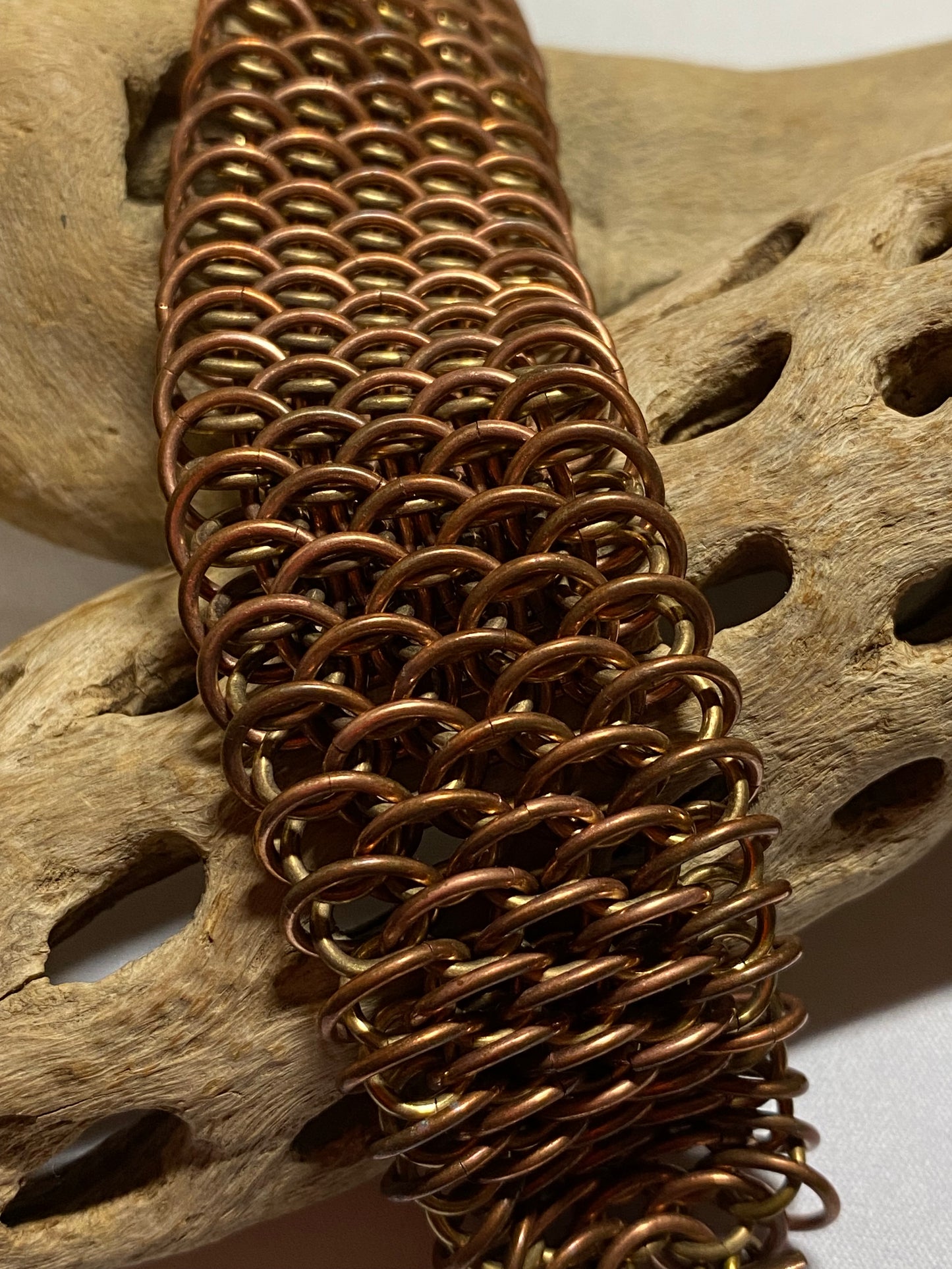 Dragon's Scale Bracelet, 7 3/4 Inch Handcrafted, Handmade Men's or Women's Bracelet