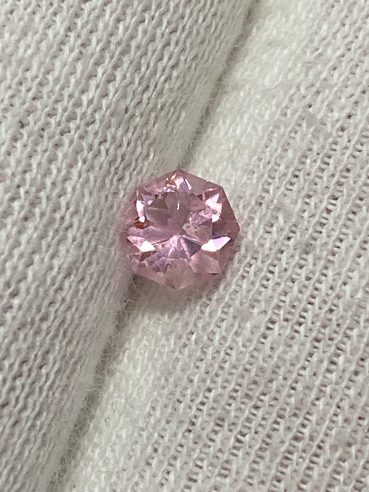 Pink California Tourmaline, Octagon Cut, 5 MM, .45 Carat