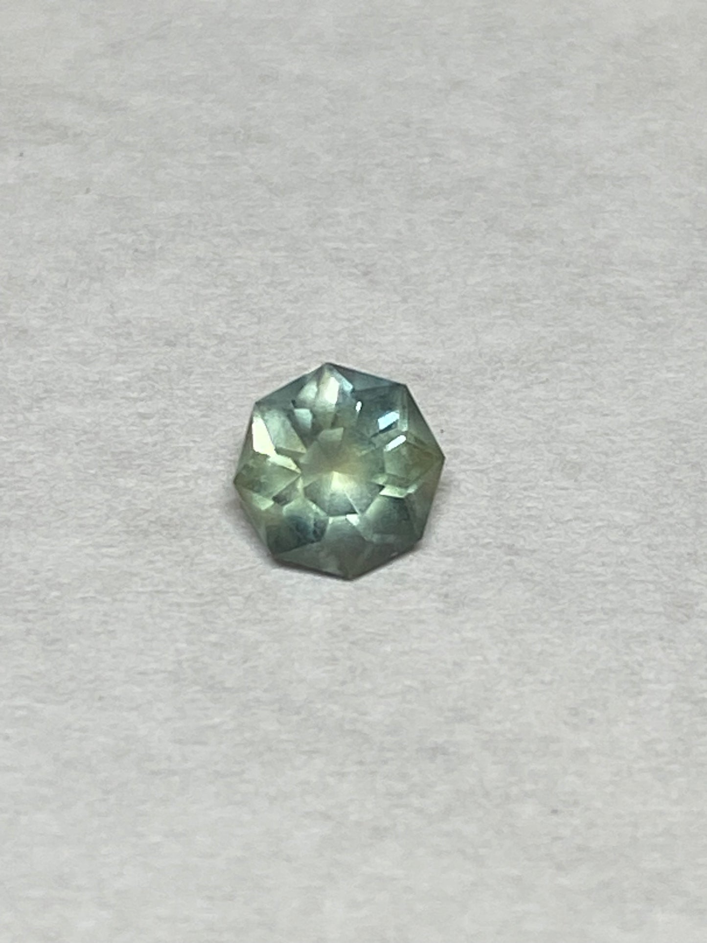 Natural Montana Sapphire, Petal Cut, .47 Carat, 4.3 MM